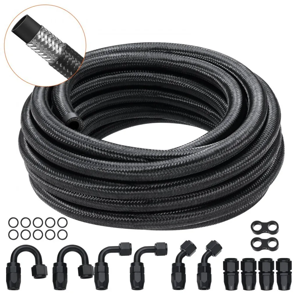 Kit Tuyau de Carburant 6-AN pour Circuit Diesel et Essence Longueur 6m