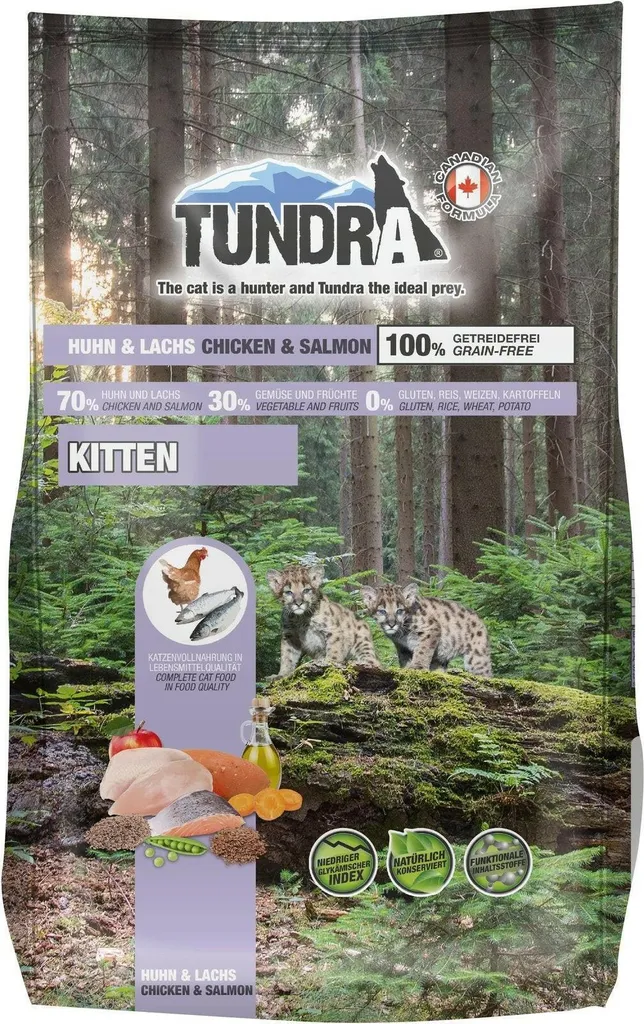 Tundra Cat Crocchette Gattini 1,45 kg | Dieta Ancestrale Senza Cereali