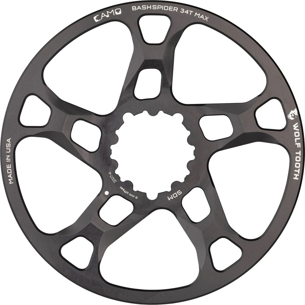 Wolf Tooth CAMO SRAM Direct Mount BashSpider, Boost M5, black