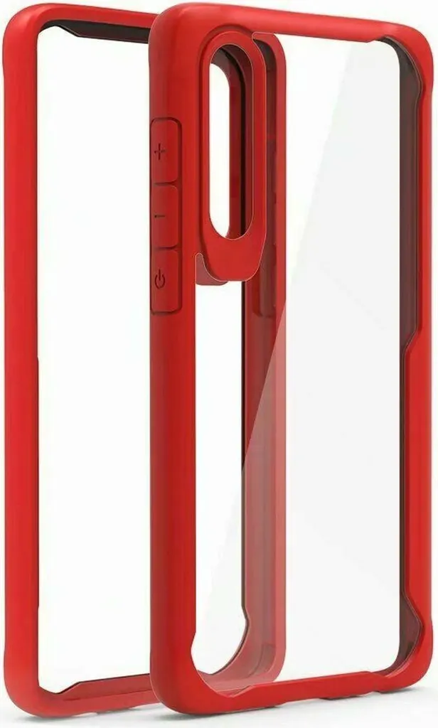 Cover Rossa Huawei P Smart 2019 - Custodia Antiurto Extra Protezione