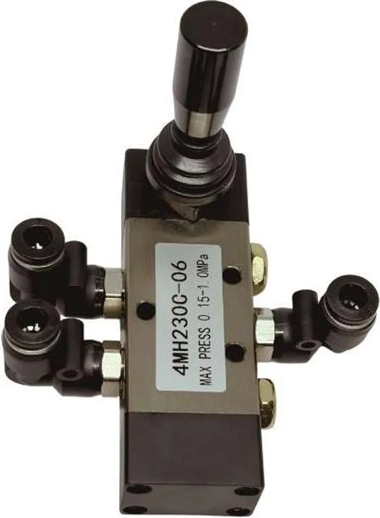 Commande pneumatique joystick pour réparation de bras de démonte-pneu