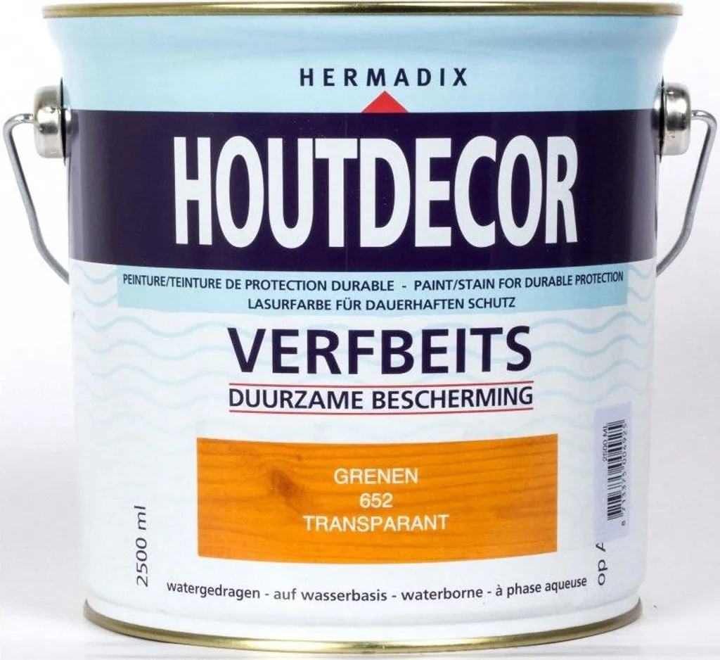 Lasure bois Décor bois 652 Pin 2500 ml - Peinture de jardin Hermadix