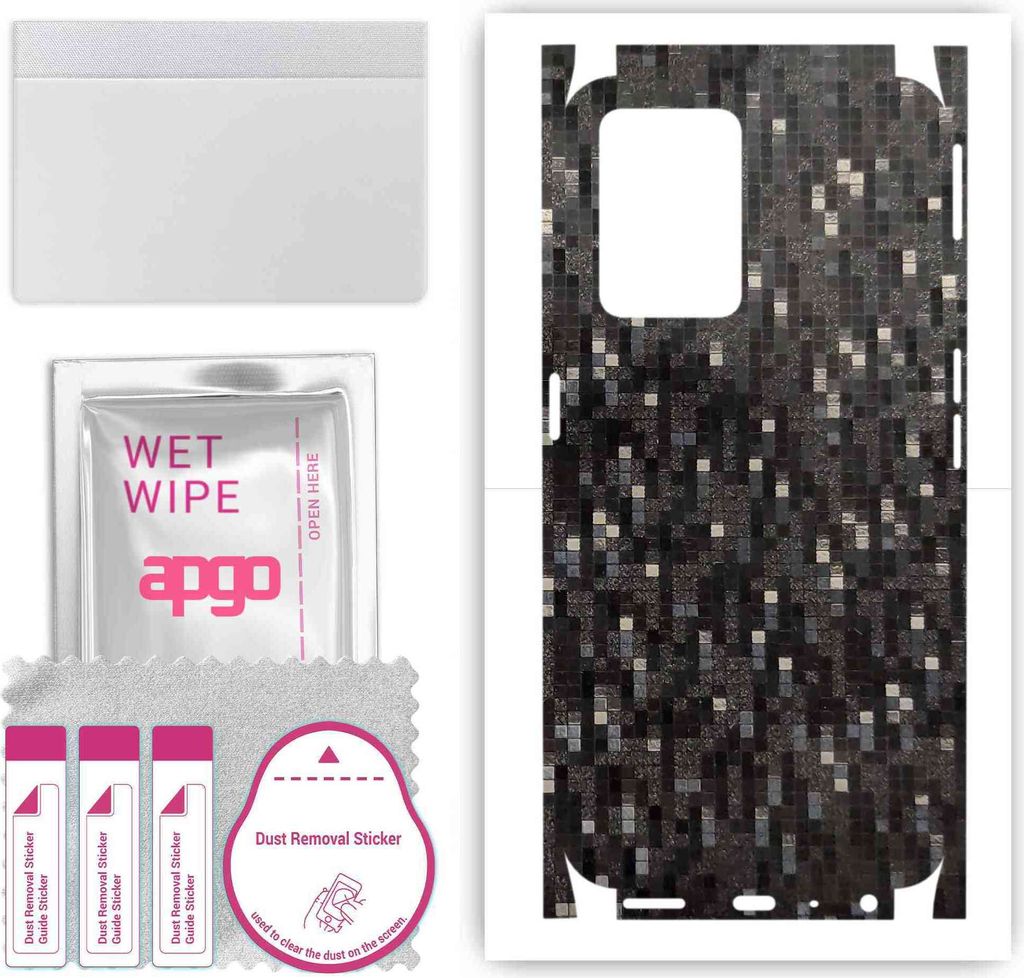 apgo Rückseite + Seiten Schutzfolie, Skin, kompatibel mit OnePlus Nord CE 2 Lite, Hinten Displayschutzfolie aus Vinylfolie, kratzfest, einfache Mo...
