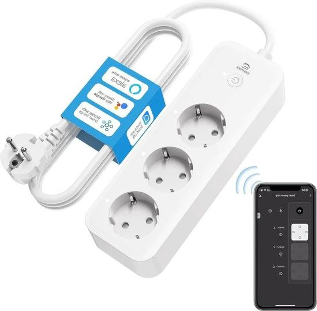 Multiprise Intelligente Wi-Fi Spéciale Grande Distance 15m 3 Prises