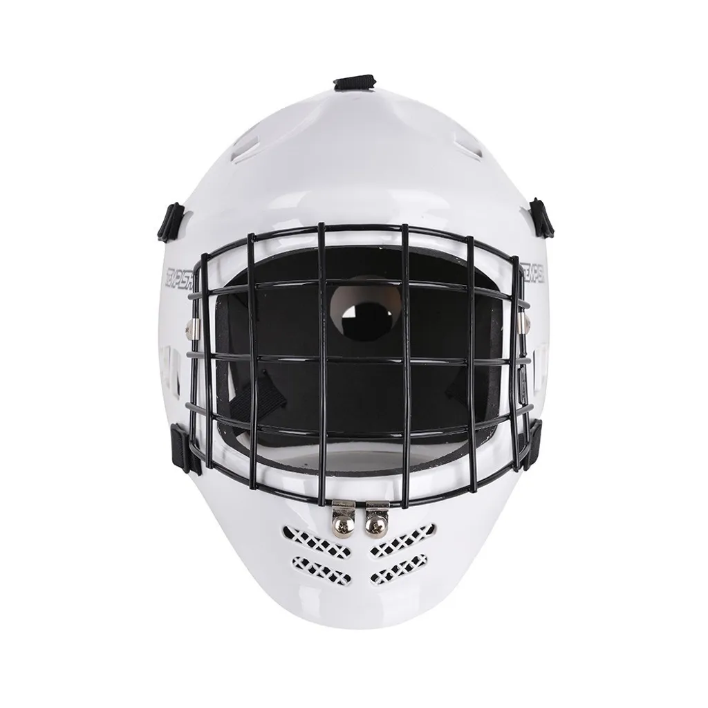 Masque floorball Tempish Hector Jr SR robuste et réglable en noir - 4