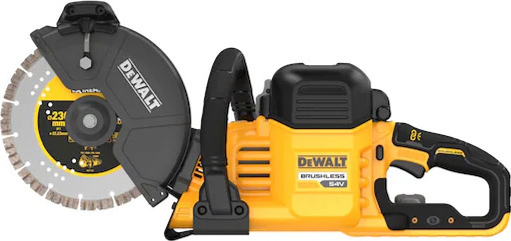 DeWalt DCS691X2 Akku Trennschleifer 54V / 9Ah - Ø 230 mm mit 2 Akkus & Ladegerät