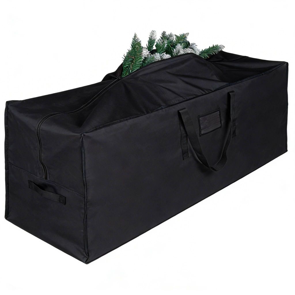 3er Set Weihnachtsbaum Tasche 1x 125x40x50cm & 2x 48x25x38cm, Weihnachtsbaum Aufbewahrung für Künstliche Tannenbäume bis 220cm, 600D Oxford Tasche