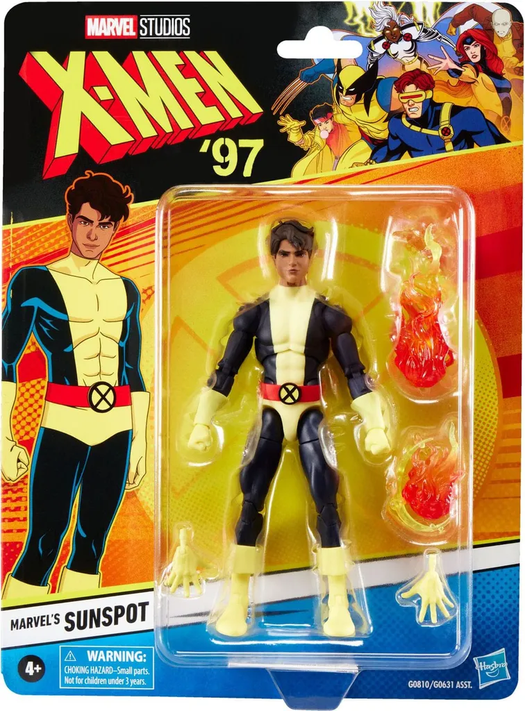 Figurine de Collection X-Men '97 Sunspot Marvel Legends par Hasbro