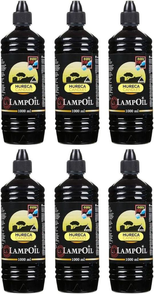 HORECA CANDLES Lampenöl 6x1L – Flüssigwachs mit 99% Produktbild 