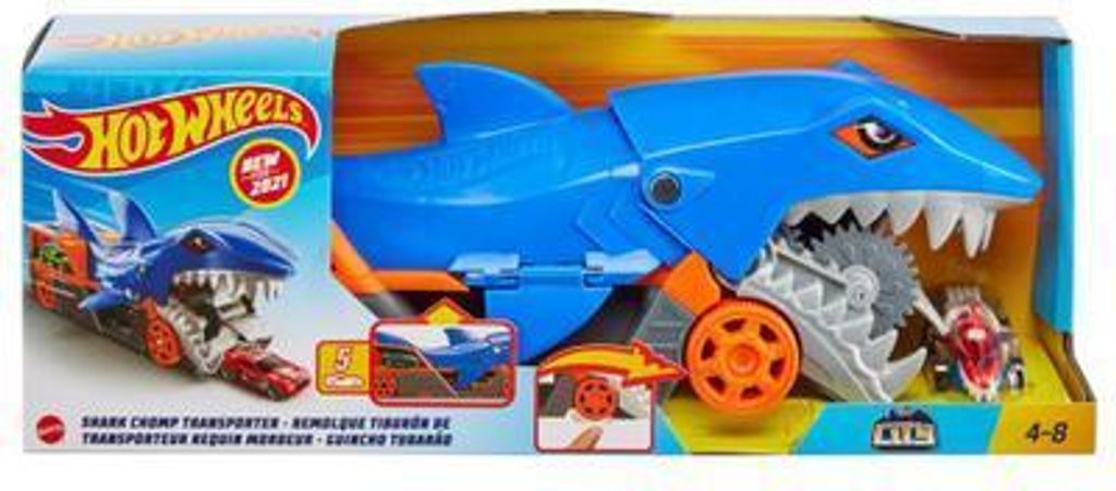 Mattel GVG36 Hot Wheels Hladný žralok Transporter Obrázok produktu 15