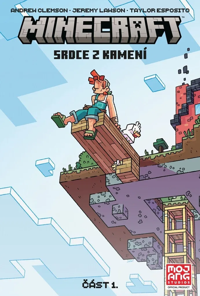 BD Minecraft Tome 1 Srdce z kamení Andrew Clemson avec Reliure Premium