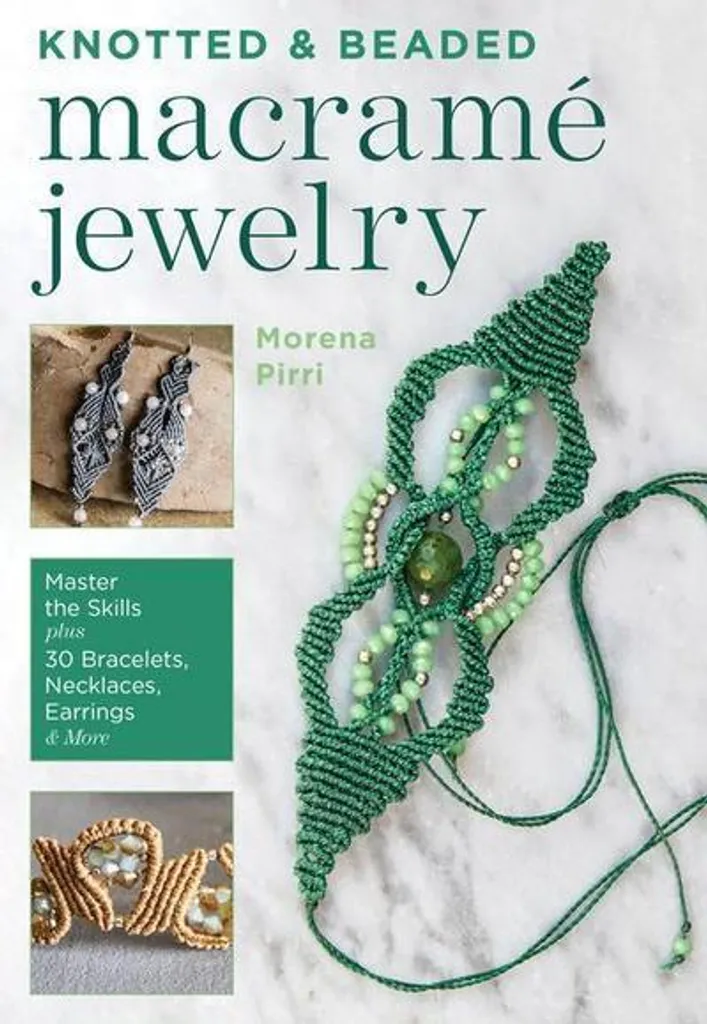 Livre Macramé Bijoux : 30 Modèles de Bracelets et Colliers avec Perles