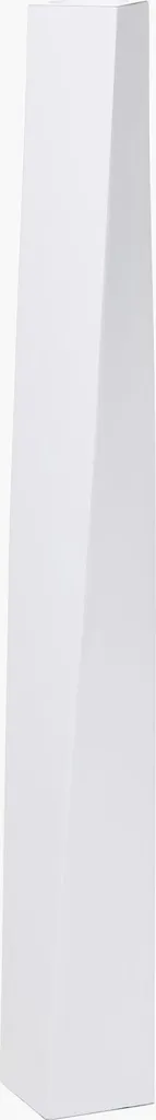 Vaso da terra VIVANNO colonna HYDRON in vetroresina, bianco opaco - 11x11x100 cm