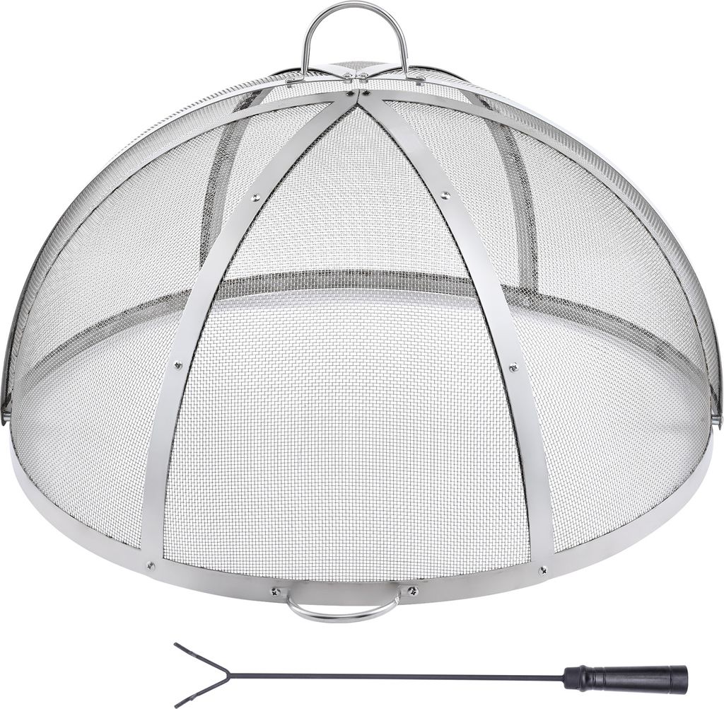 SucceBuy 40" runder Funkenschutz für Feuerstelle, Produktbild 