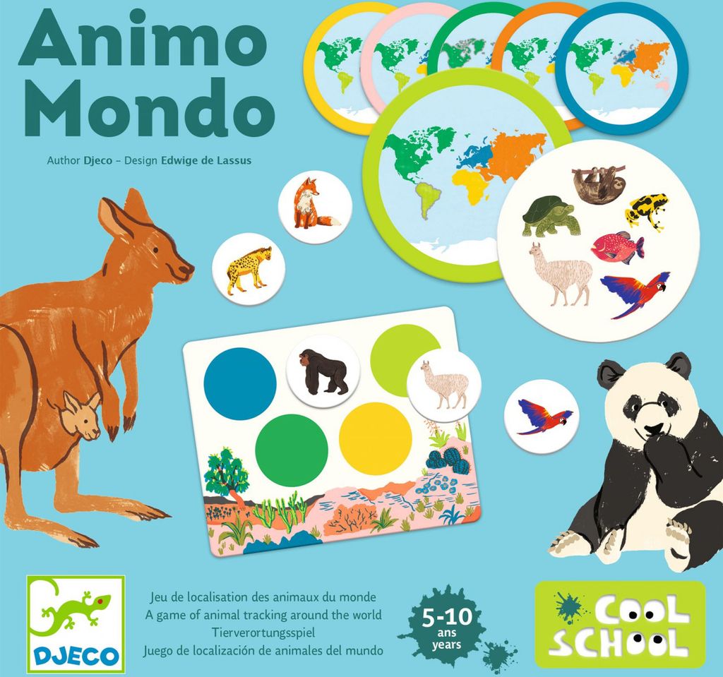 Lernspiel Loto Animo mondo, Djeco Produktbild 