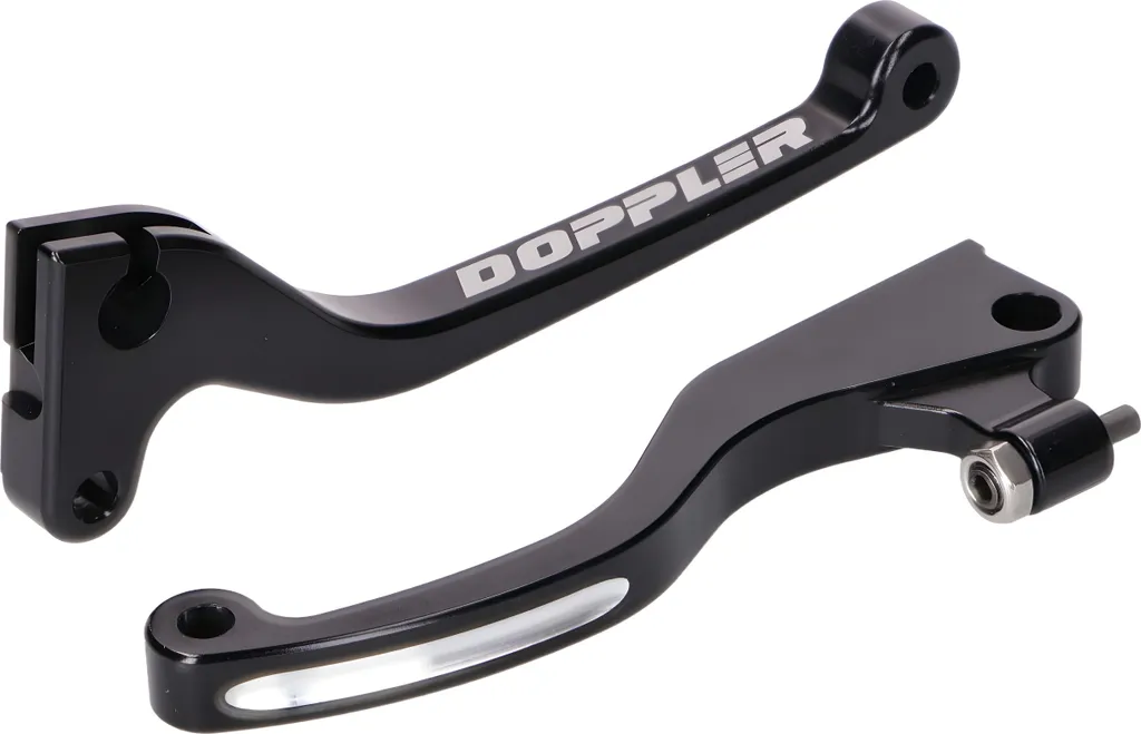 Paire de leviers moto Doppler CNC noir pour Sherco SE et SM J.Juan