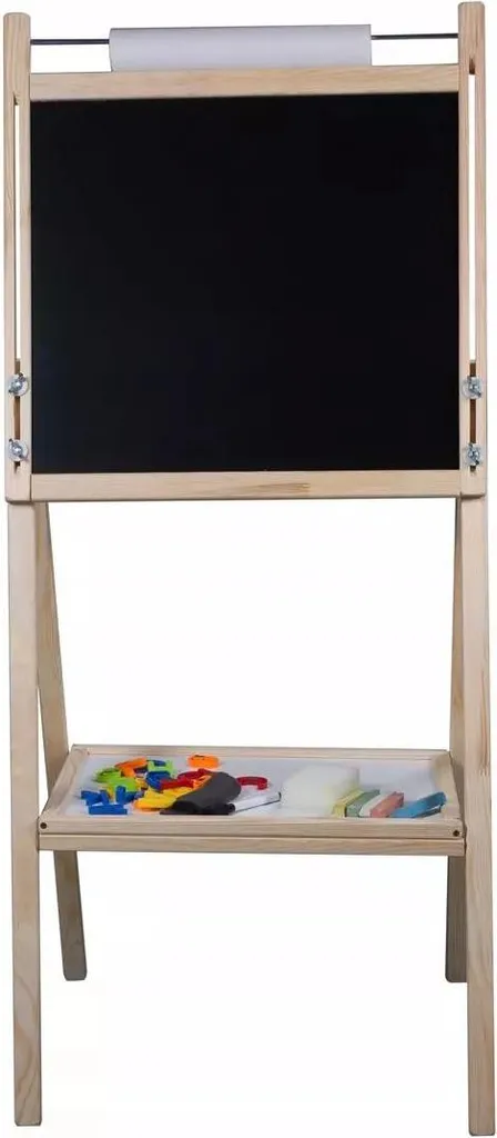 Tableau mobile anti-taches avec rouleau de papier pour dessin sans fin