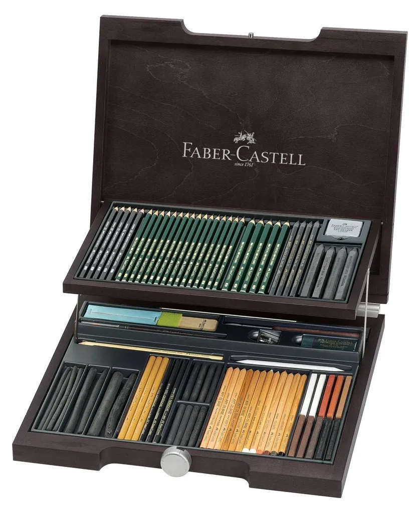 Faber-Castell 112971 Set Cadeau avec Stylo-Bille et Crayon Graphite