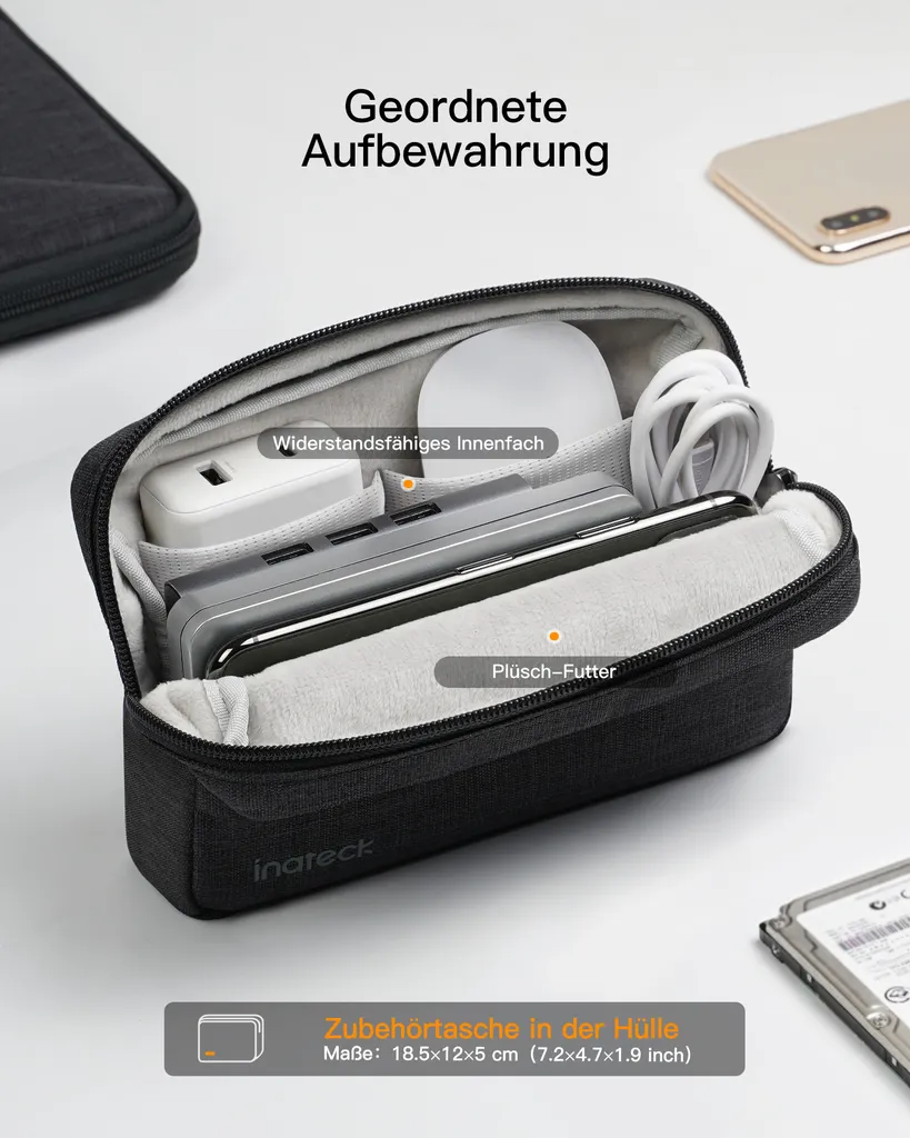 Inateck Custodia 13.3 pollici LB01007-13 Nera per MacBook e Surface - 6