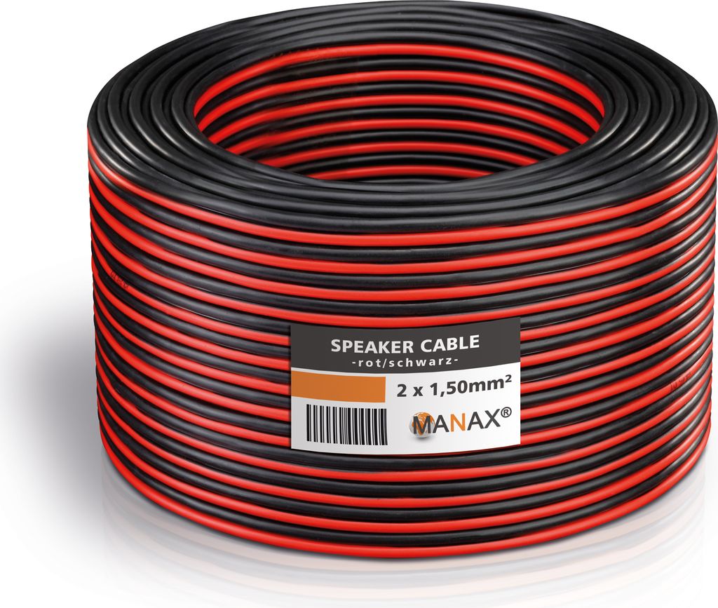 Lautsprecherkabel Audio Kabel Boxenkabel 100% CCA 30m Produktbild 