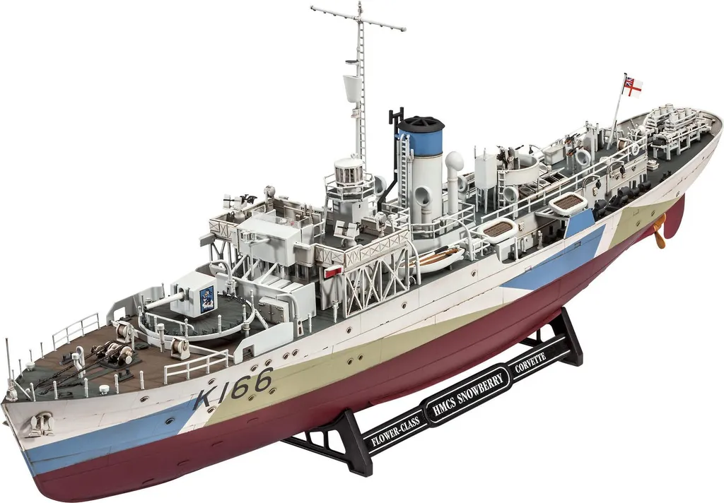Modèle réduit bateau de guerre Corvette Flower Class Revell 1:144