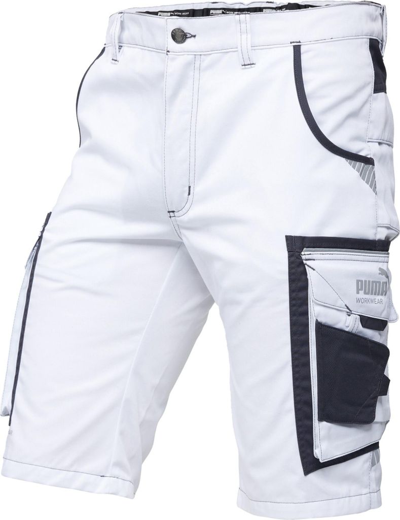 PUMA WORKWEAR PRECISION X Shorts Weiß/Anthrazit 56