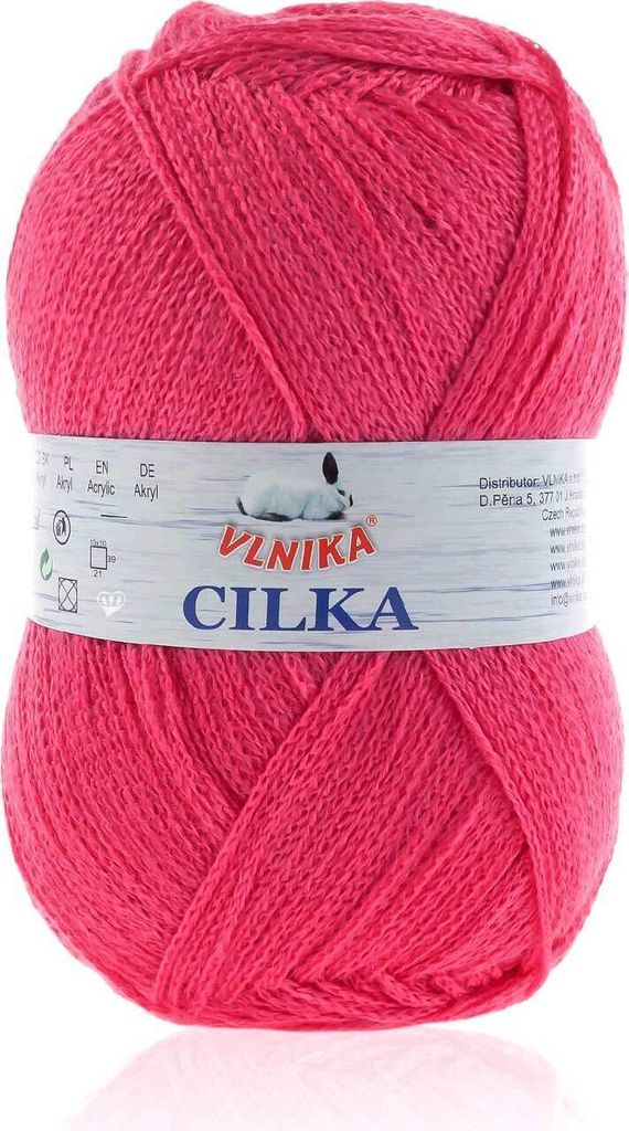 100g Strickgarn CILKA by VLNIKA Klassikgarn Strickwolle Häkelgarn Sommergarn