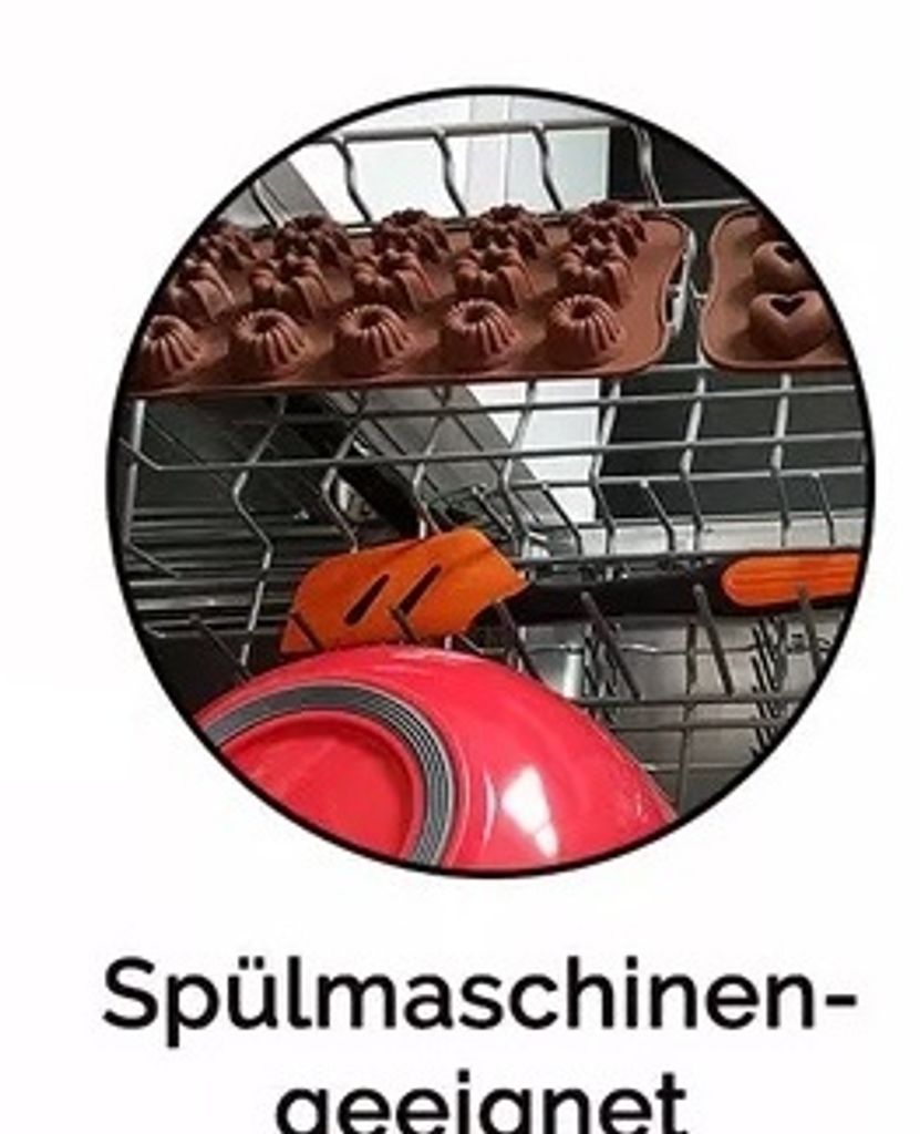 GKA Silikon Schokoladenform Pralinenform mit 24 Formen Herz Produktbild 8
