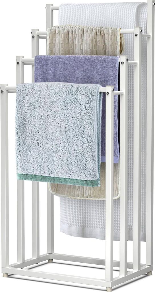 VOUNOT® Portasciugamani in metallo in piedi per il bagno, Immagine del prodotto 