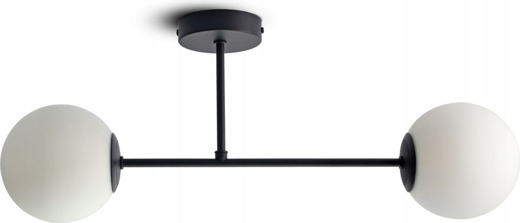 LUXOLAR Led Deckenleuchte - Deckenlampe 2-flammig schwarz Produktbild