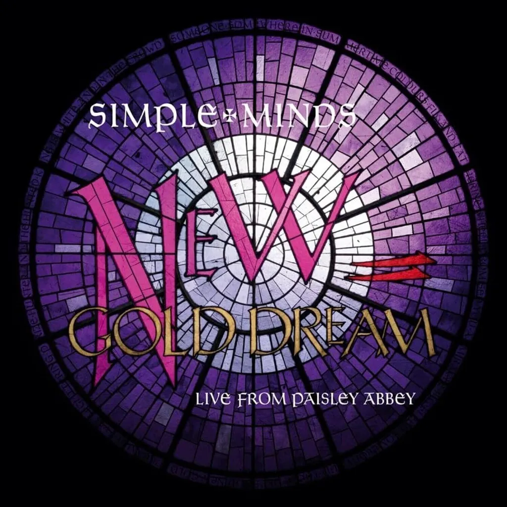 Simple Minds New Gold Dream Live Paisley Abbey Vinyle LP Marbré Rare