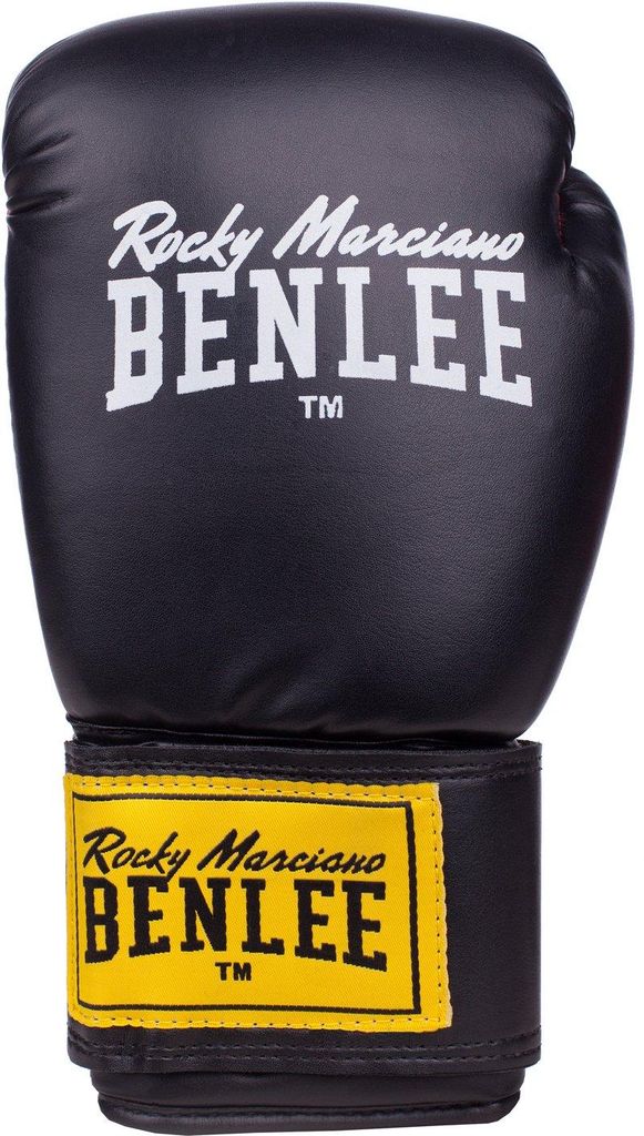 Benlee Rodney Leder Künstliche Boxhandschuhe Schwarz 12 oz Produktbild 