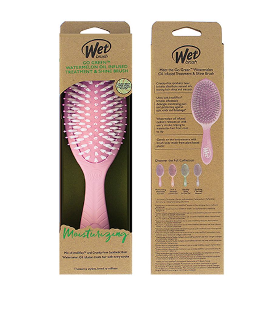 Wet Brush - Go Green Treatment & Shine Brush Watermelon Obrázek produktu 