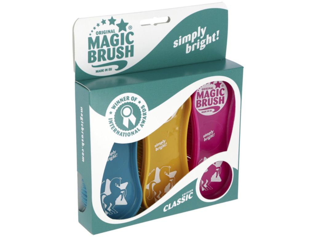 Magic Brush Pferdebürsten Set Putzbürsten Striegel Classic Produktbild 