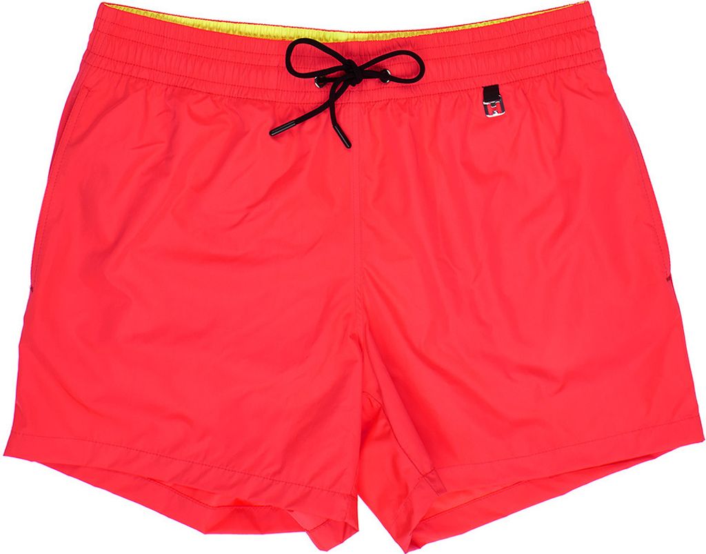 HOM Badehose Herren Swim Beach Boxer Sunlight Red leuchtend
