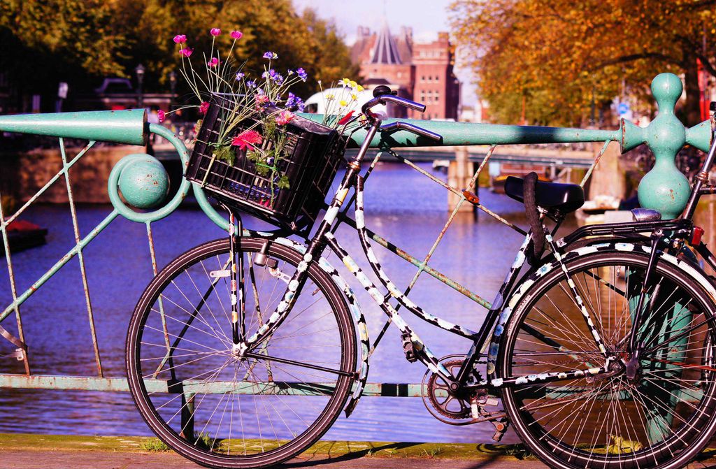 hansepuzzle 22304 - Amsterdam Puzzle, 500 Teile, Orte, 46,0 x 30,0cm mit hochwertiger Aufbewahrung, Kartonbox und wiederverschließbarem Beutel