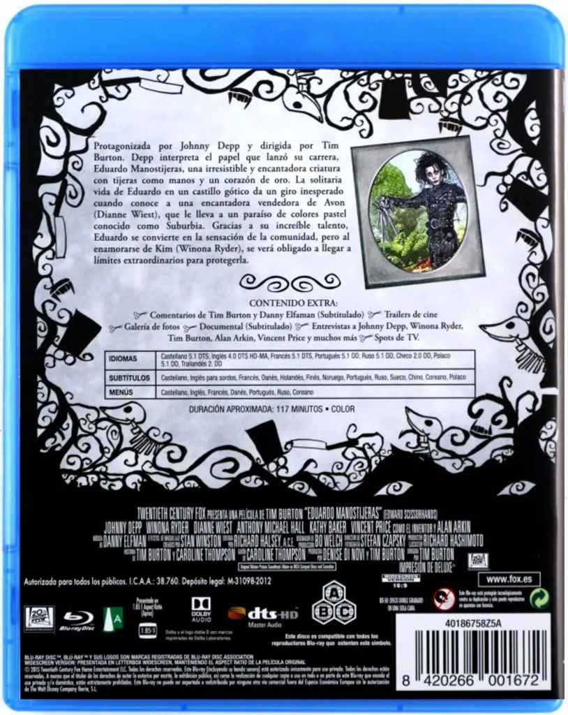 Edward aux mains d'argent Blu-ray : image restaurée sans grain HD 4K - 2