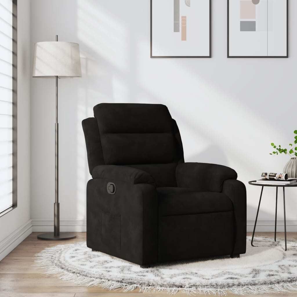 Maison Exclusive - Relaxsessel Schwarz Samt