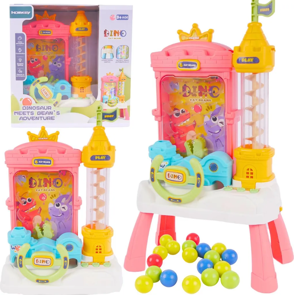 Jeu d'adresse Ball Catcher Dinosaure : fini l'ennui avec les LED