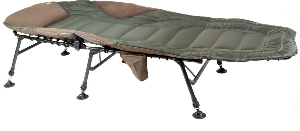 Faith Hustler X-High Bedchair - Karpfenliege - Extra hoch - 6-Bein - 210x90x60cm