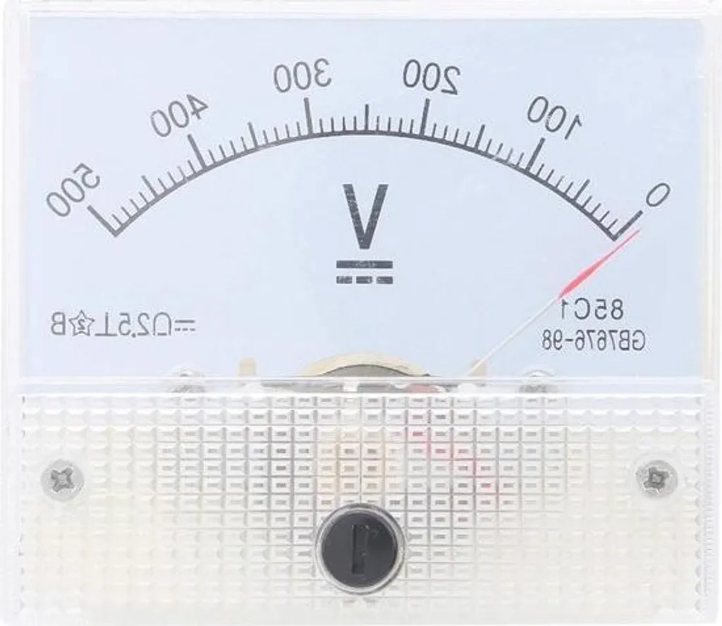 Voltmètre 85C1 500V CC : Finissez-en avec les erreurs de tension