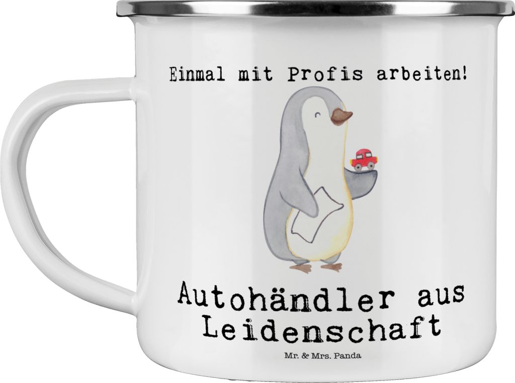 Mr. & Mrs. Panda Teetasse Autohändler Leidenschaft - Weiß - Produktbild 