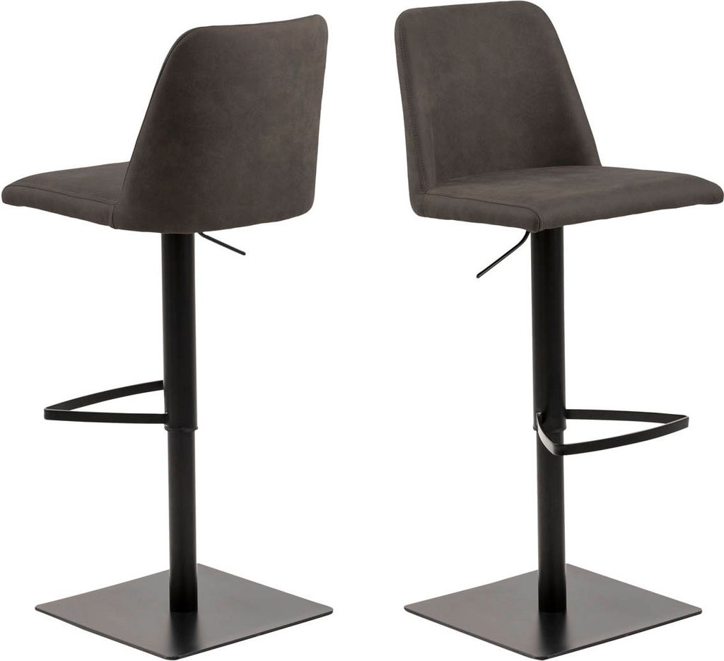 Avanja Barhocker Drehfunktion, Gaszylinder grau. Produktbild 