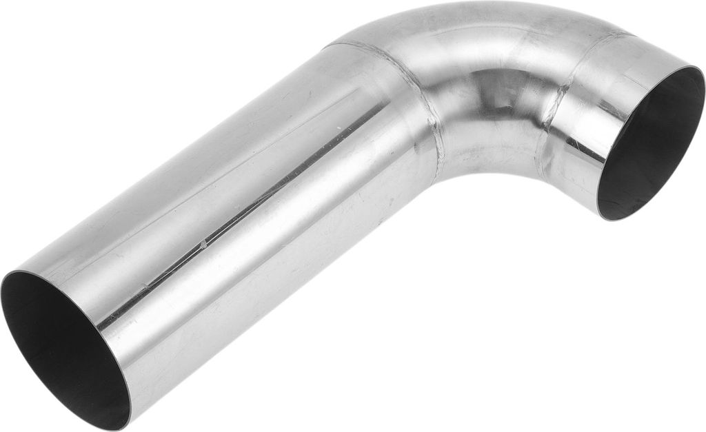 3" OD 90 Grad Mandrel Bogen Ellbogen T304 Edelstahl Auspuffrohr Rohrleitung Oberflächenpolitur Silberton