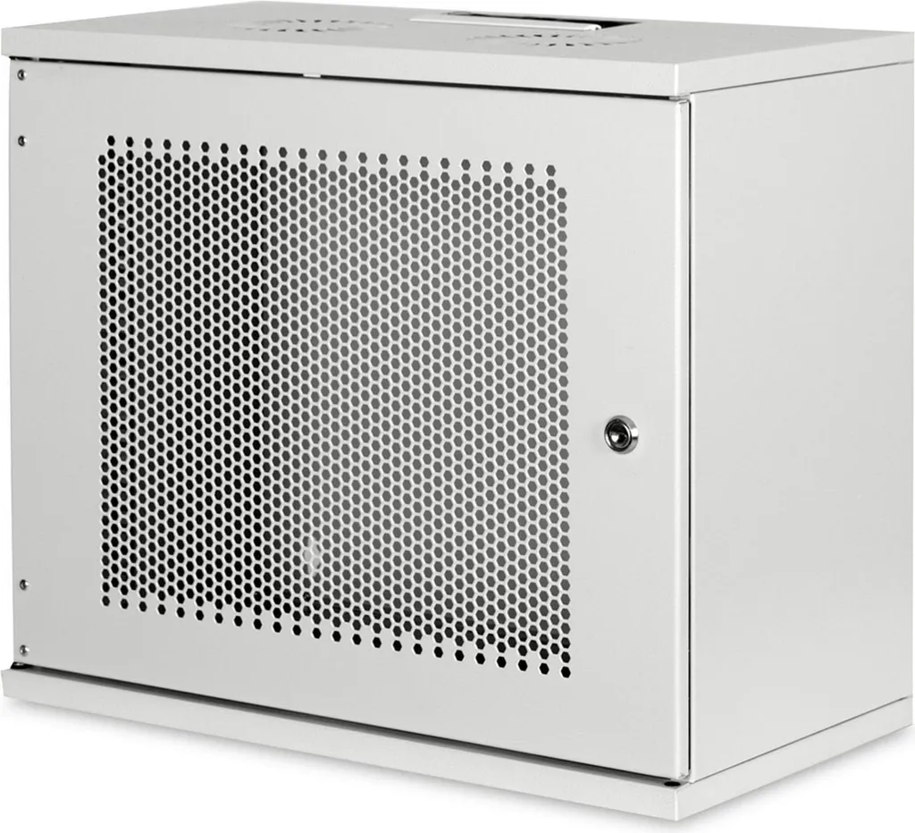 Baie Murale 9U Compacte 540mm de Large DIGITUS Gris Gris Acier