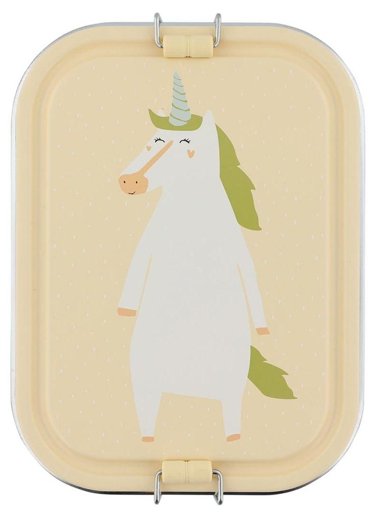 Trixie Brotdose Lunchbox groß Mrs. Unicorn Edelstahl für Kinder