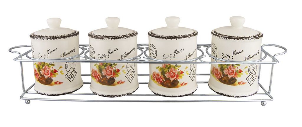 Maestro Set mit 4 Gewürzbehältern MR2005004CS