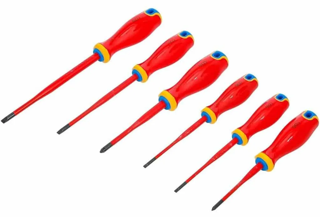 Tournevis VDE avec Pointe Ultra Fine pour Borniers et Zones Difficiles