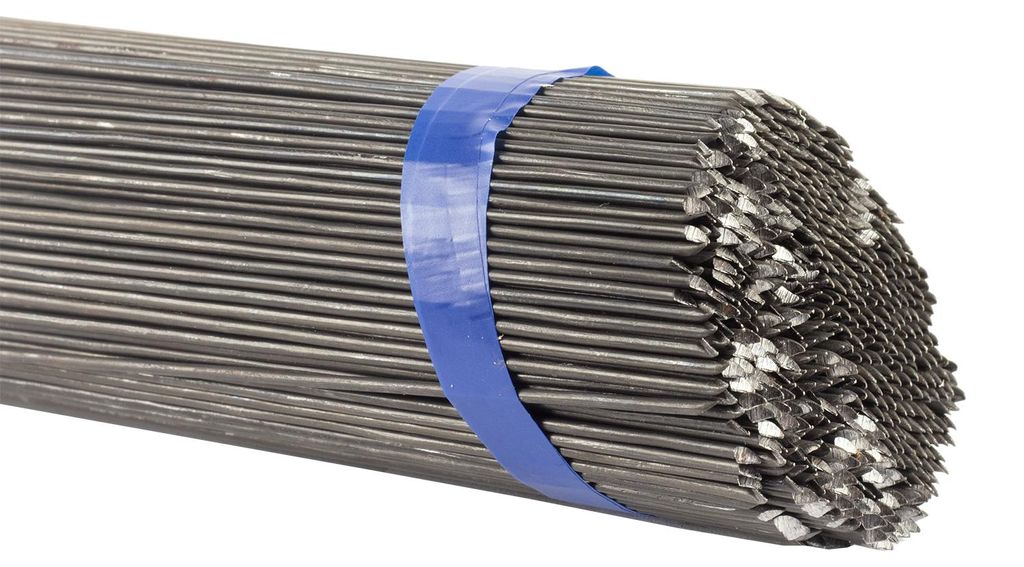 Steckdraht - 1,4 x 350 mm - 2,5 kg - blau geglüht