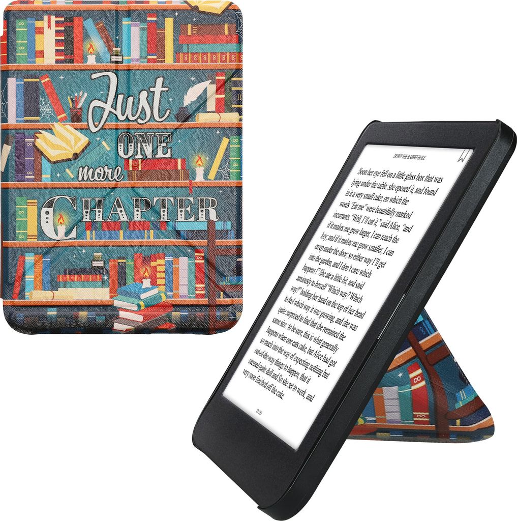 kwmobile Schutzhülle kompatibel mit Kobo Clara BW / Clara Colour / Tolino Shine (5) / Shine Color - Hülle Kunstleder - eReader Cover Case - Bibli...